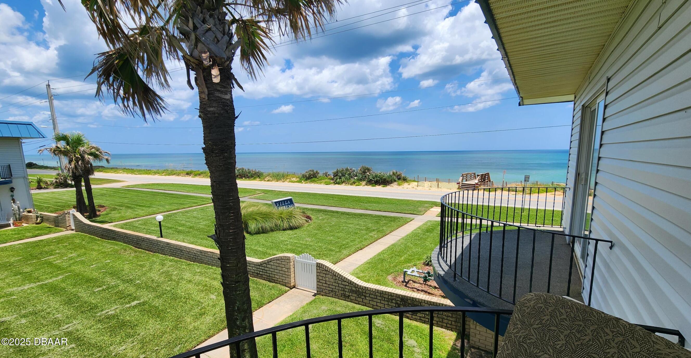 2750 Ocean Shore Boulevard, Unit 8 Ormond Beach, FL 32176 - Photo 1 of 60 a view of an outdoor sitting area