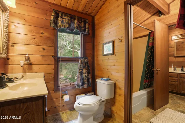 a bathroom with a sink and toilet