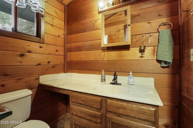 a bathroom with a sink and a toilet