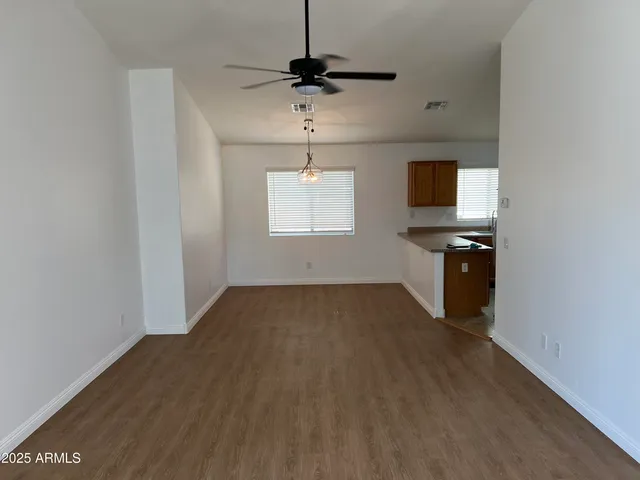 wooden floor in an empty room