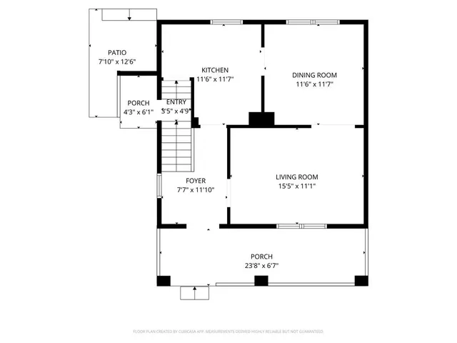 a picture of a floor plan