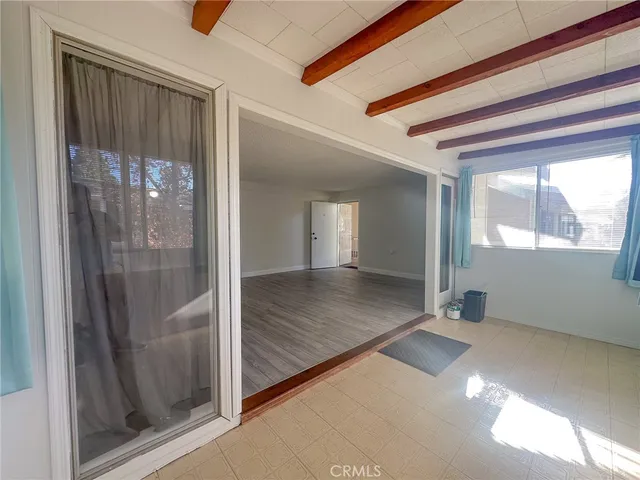 a view of wooden floor