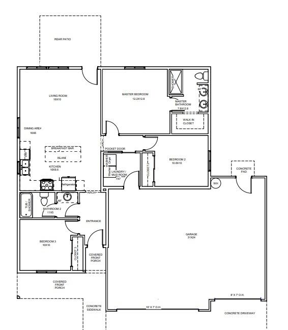 2220 Pheasant Tail Circle, Unit M45) Sheridan, WY 82801 - Photo 6 of 6 Floor Plan