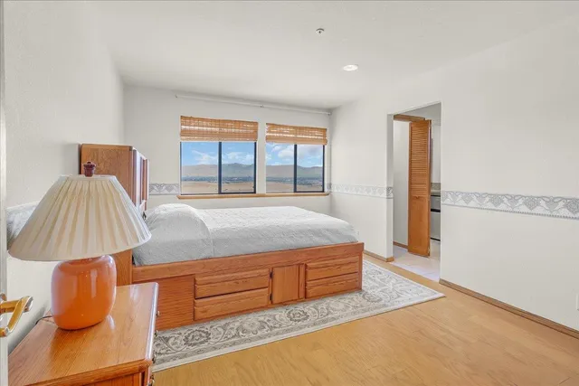 a view of a barn in a yard