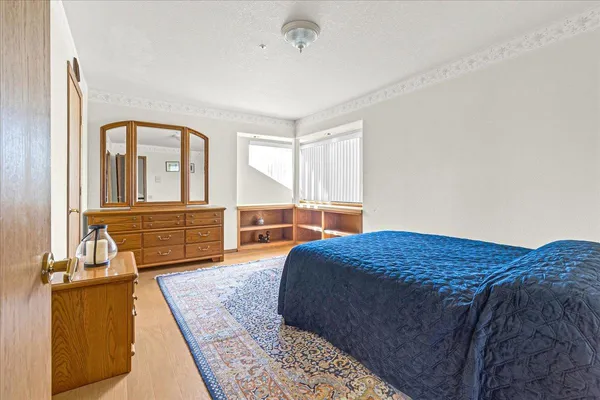 a room with table and chairs