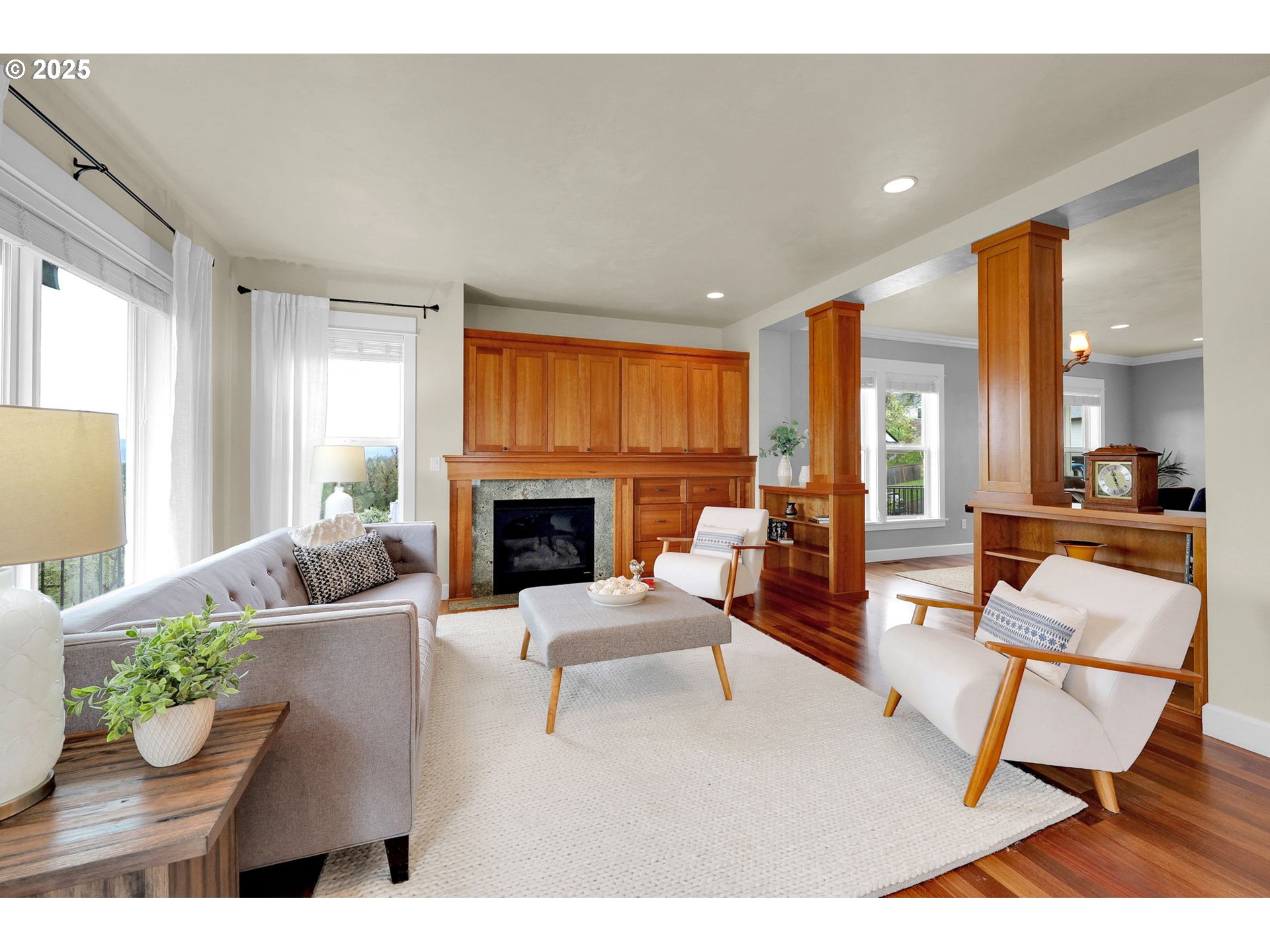360 Mountaingate Drive Springfield, OR 97478 - Photo 6 of 48 a living room with furniture and a fireplace