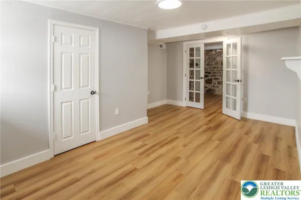 wooden floor in an empty room