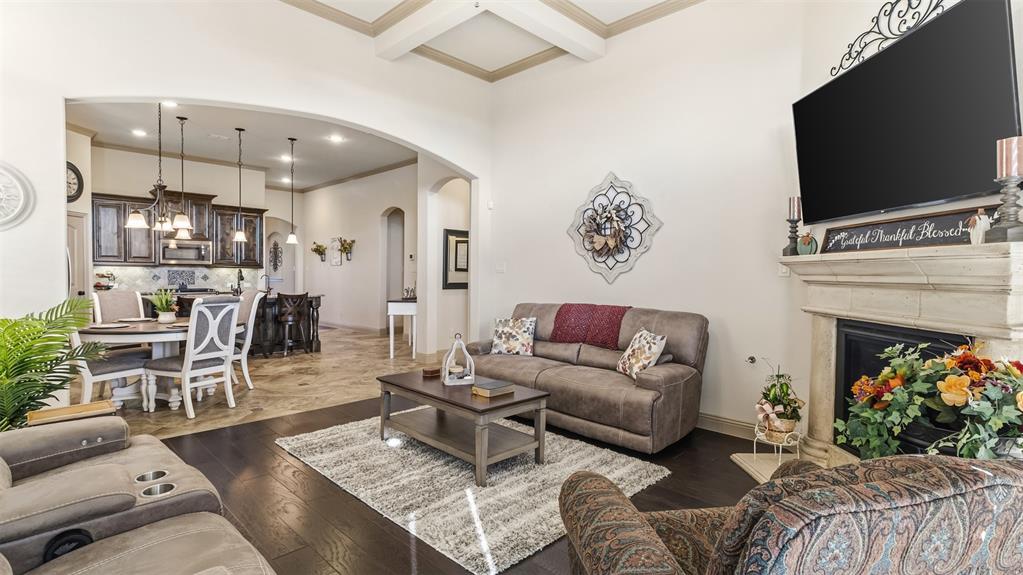 509 Alice Lane Fate, TX 75189 - Photo 10 of 36 Coffered ceiling accents