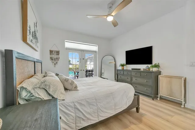 a view of a chairs and table in patio