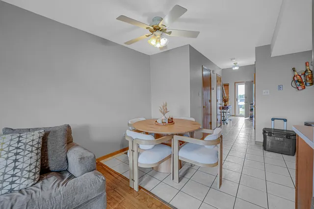 a outdoor space with furniture