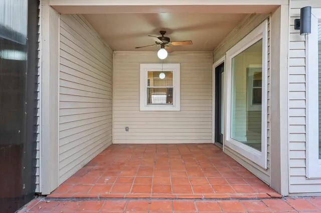 a view of an entryway of a house