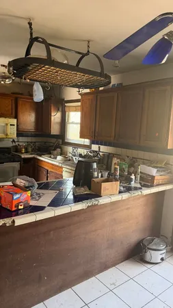 a view of water heater room