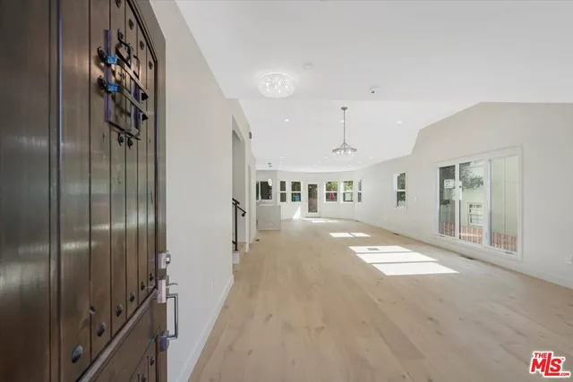 a view of livingroom with hallway