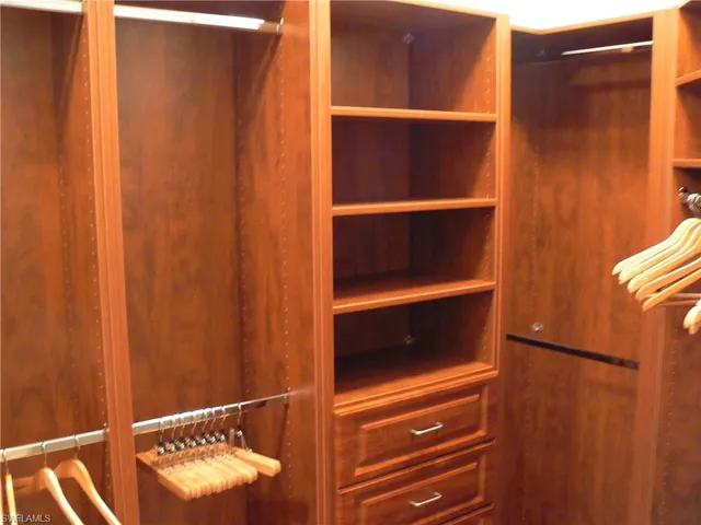 a view of walk in closet