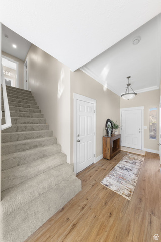 1570 South Rio Virgin Drive Washington, UT 84780 - Photo 48 of 71 Entryway featuring wood finished floors and ornamental molding