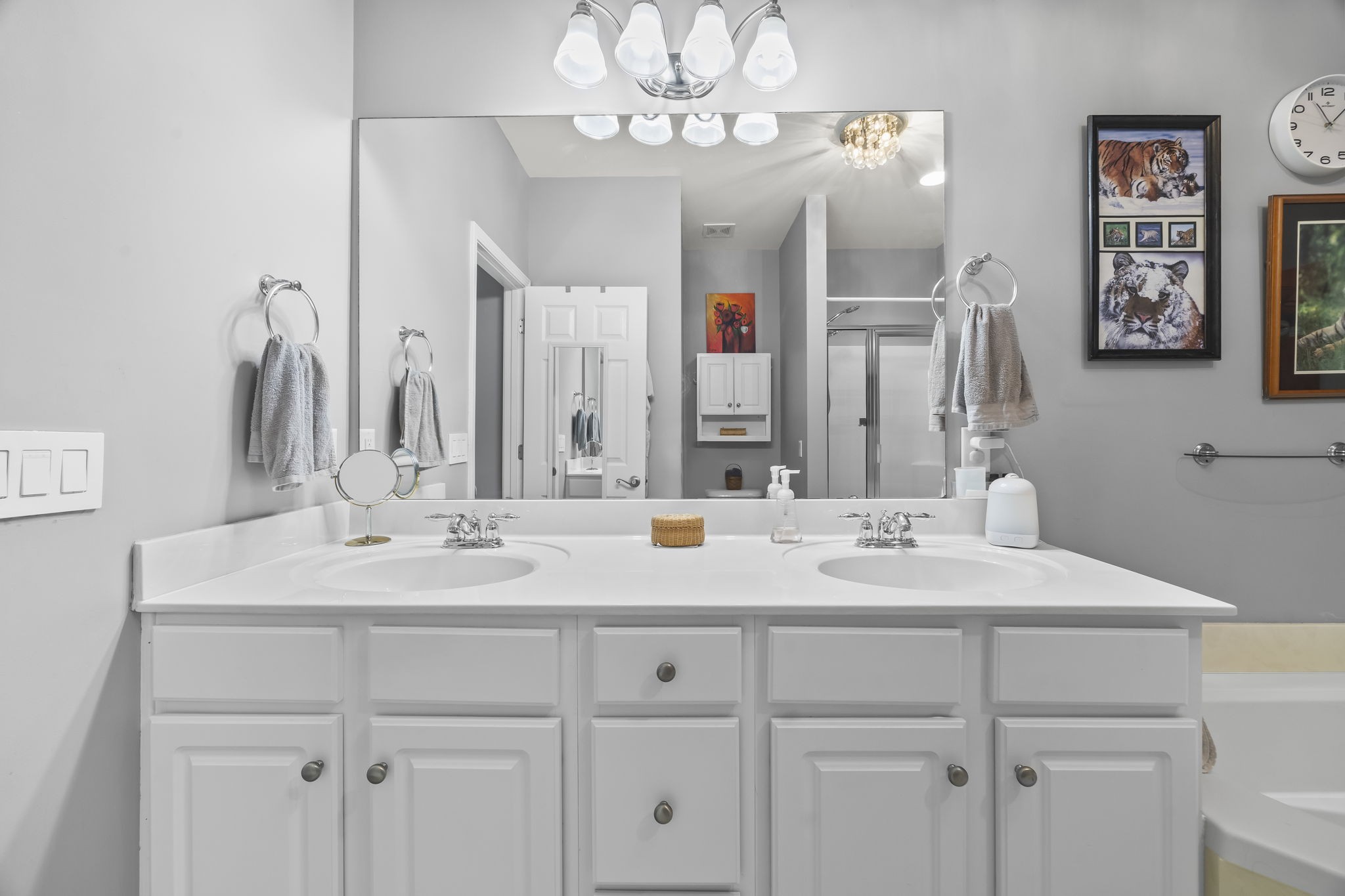 1305 Decatur Circle Franklin, TN 37067 - Photo 10 of 29 a bathroom with a sink double vanity and a mirror