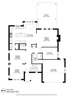 $1,800,000 | 305 Neva Avenue, Glenview, IL 60025