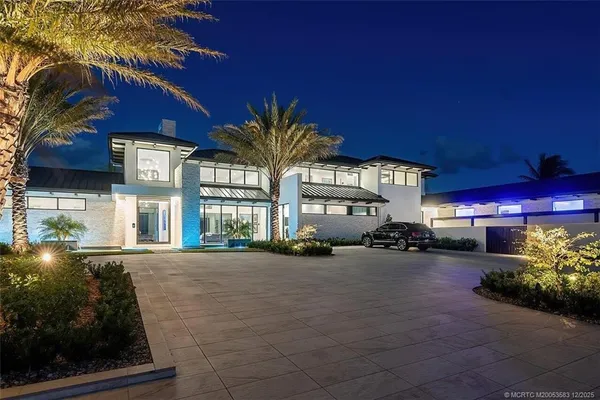a view of a house with a patio