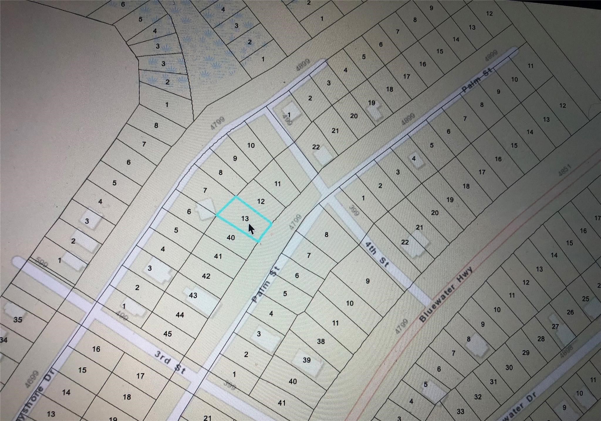 0 Palm Street Freeport, TX 77541 - Photo 13 of 13 Plat Map location of lot