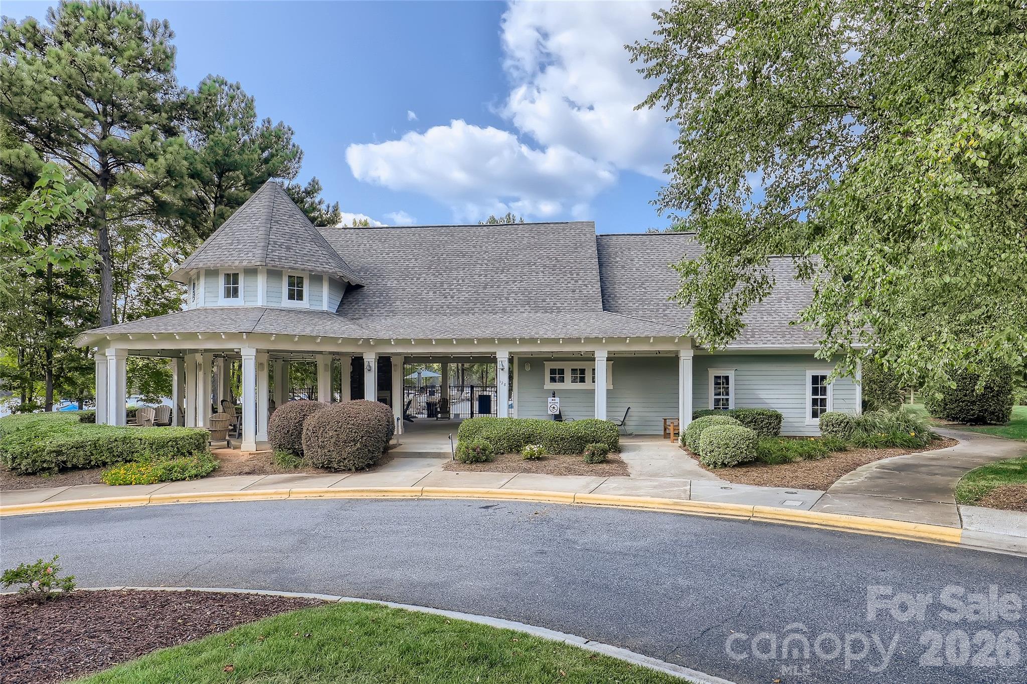 183 Lavender Bloom Loop Mooresville, NC 28115 - Photo 38 of 46 a front view of a house with garden