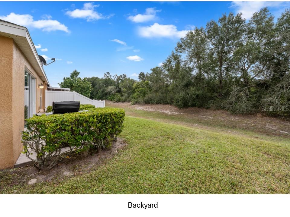8516 Corinthian Way New Port Richey, FL 34654 - Photo 24 of 24 a view of a garden with an outdoor space