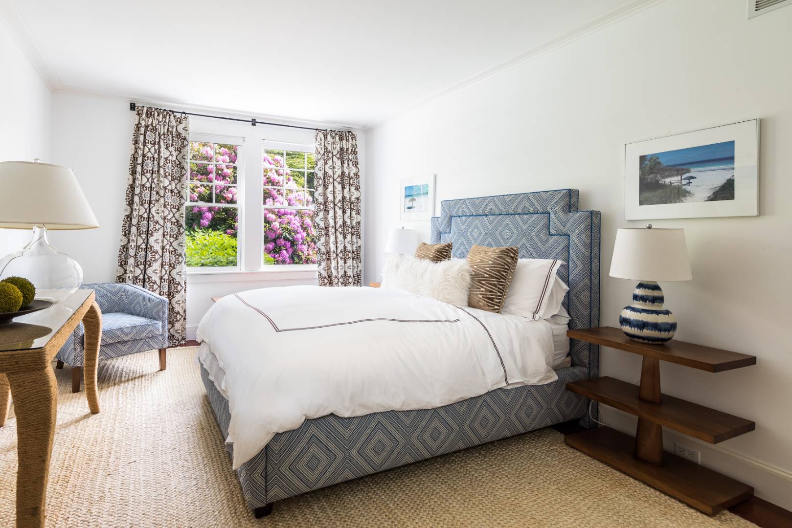 30 Jones Road East Hampton, NY 11937 - Photo 15 of 21 a bedroom with a bed wooden floor and window