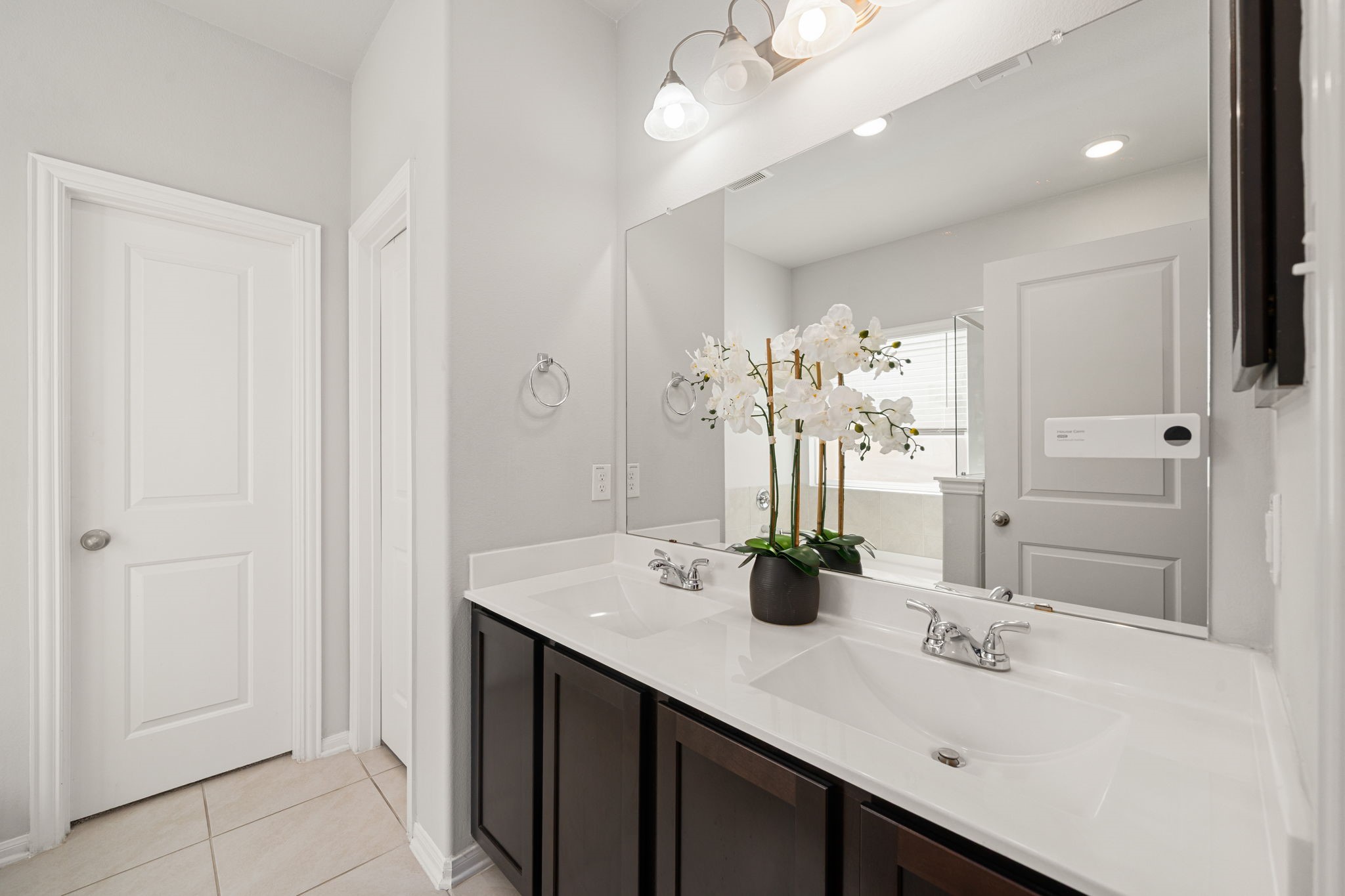 5007 Chimney Swift Lane Baytown, TX 77521 - Photo 12 of 33 The private primary bathroom offers a clean, stylish design with plenty of space