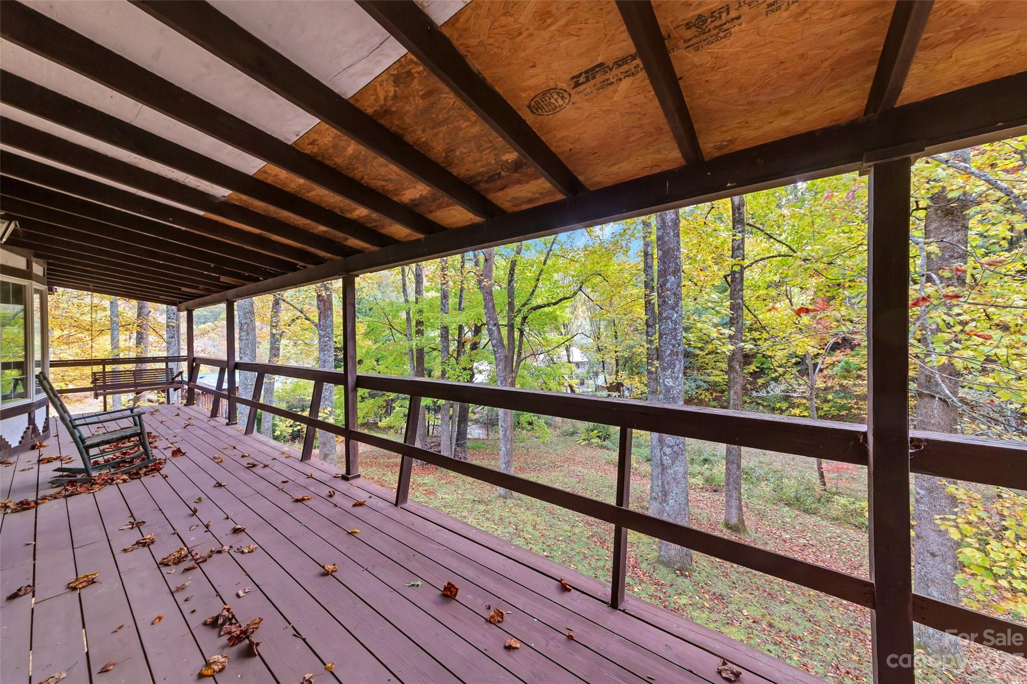 91 Chestnut Hill Road Black Mountain, NC 28711 - Photo 4 of 45 a view of porch with wooden floor