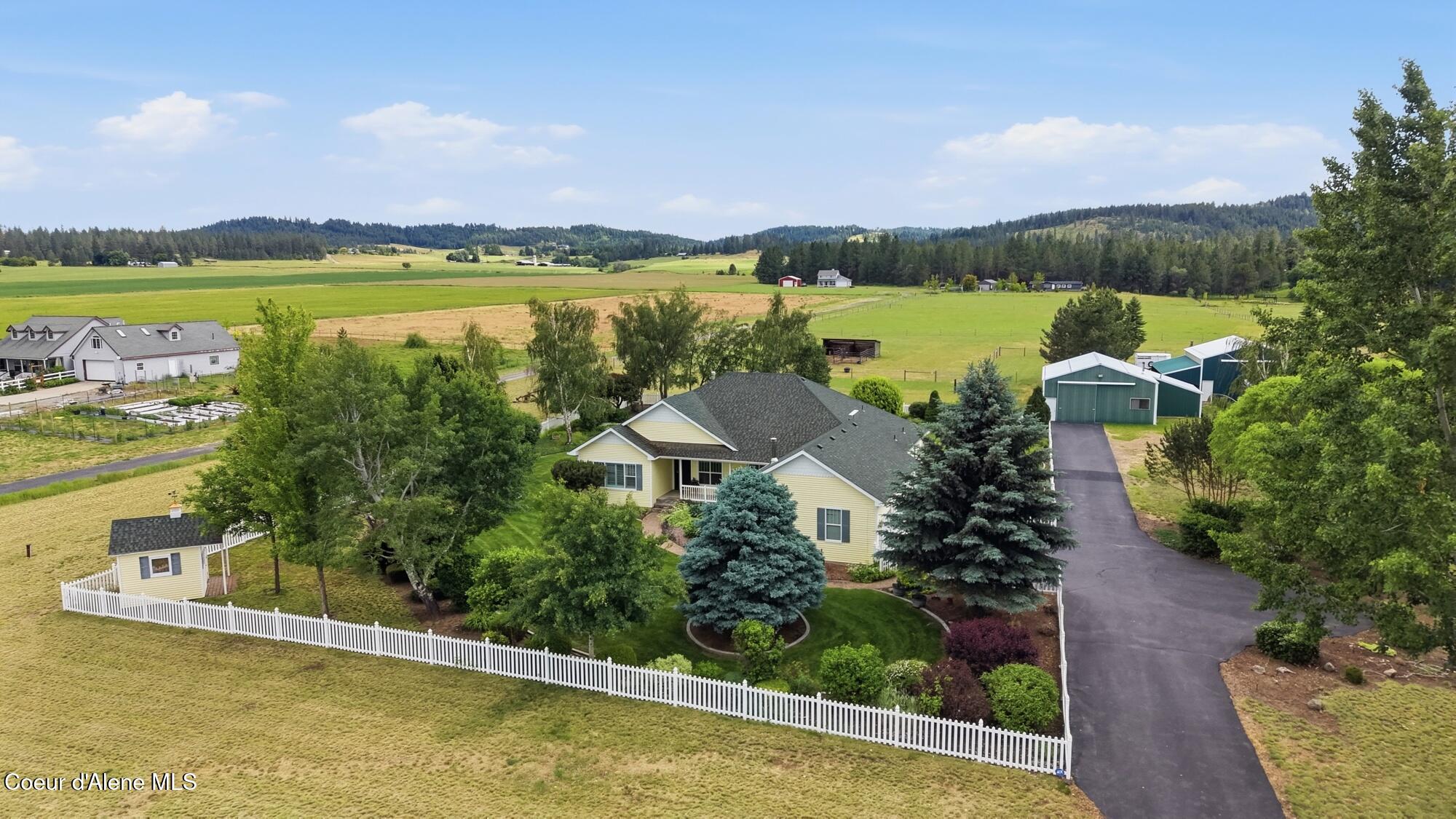 6909 West Ridgeway Road Deer Park, WA 99006 - Photo 3 of 70 drone front 4
