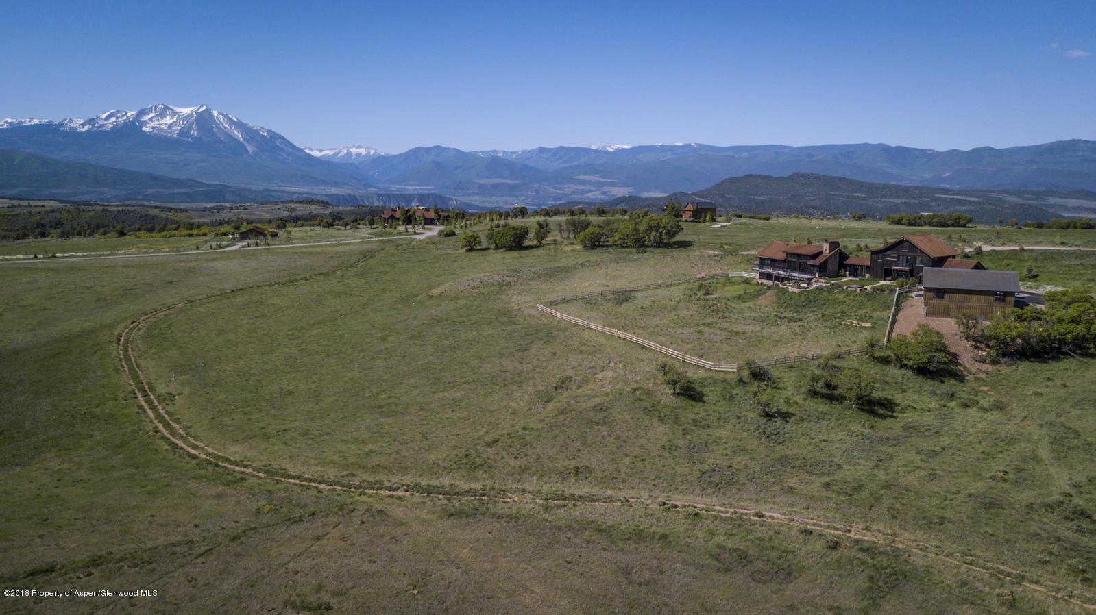1003 Cattle Creek Ridge Road Carbondale, CO 81623 - Photo 46 of 57 a view of a town with mountains in the background