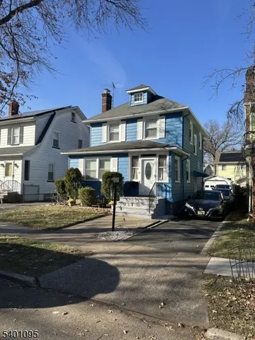 a front view of a building