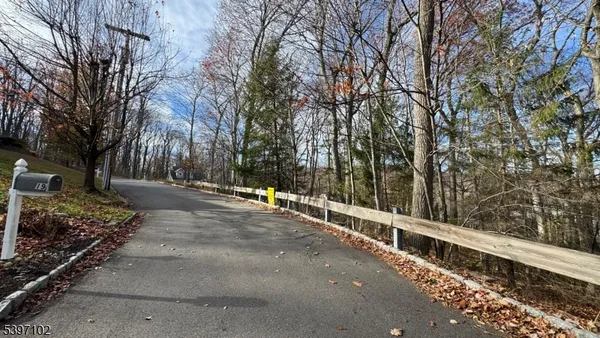 a view of a pathway of a yard
