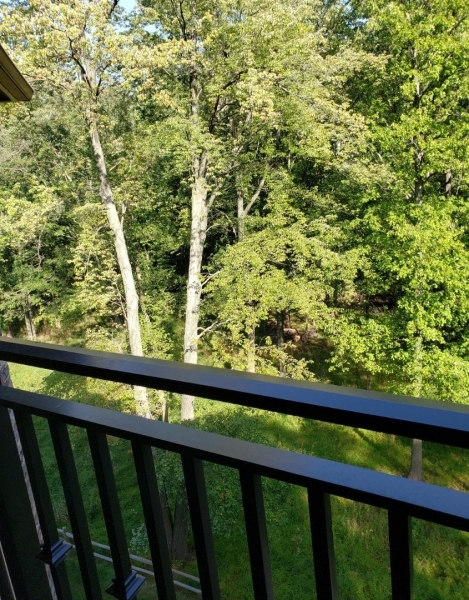 10 Lower Notch Road, Unit 8 Woodland Park, NJ 07424 - Photo 34 of 37 a view of a green yard from a balcony
