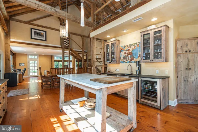 an aerial view of residential house with outdoor space