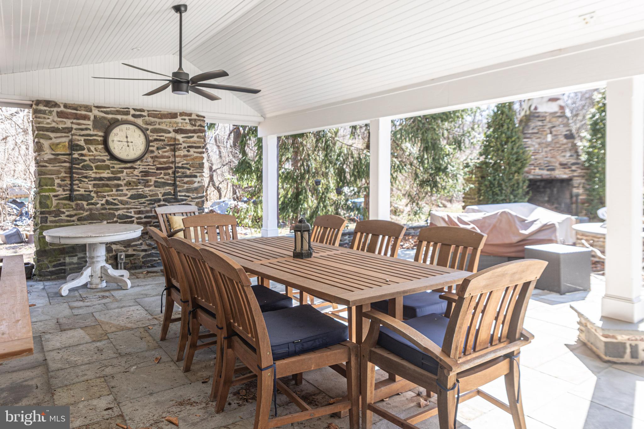 928 Taylorsville Road Washington Crossing, PA 18977 - Photo 88 of 106 a view of a dining room with furniture window and outside view