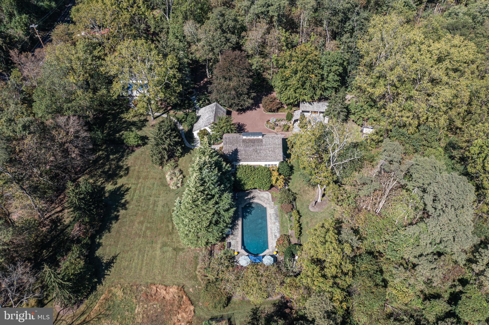 928 Taylorsville Road Washington Crossing, PA 18977 - Photo 99 of 106 an aerial view of residential house with outdoor space