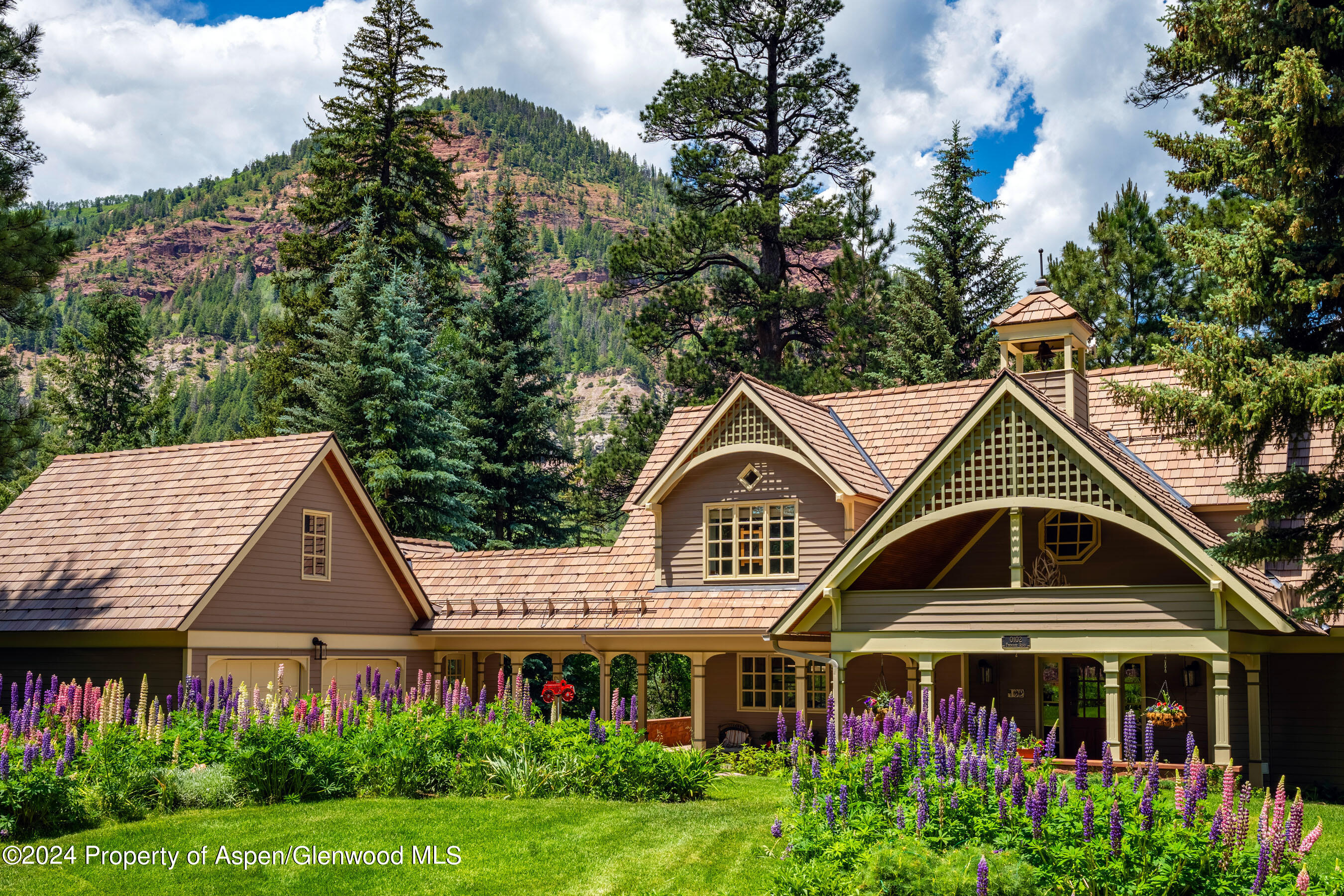 102 Firehouse Road Redstone, CO 81623 - Photo 3 of 50 a front view of a residential houses with yard and green space