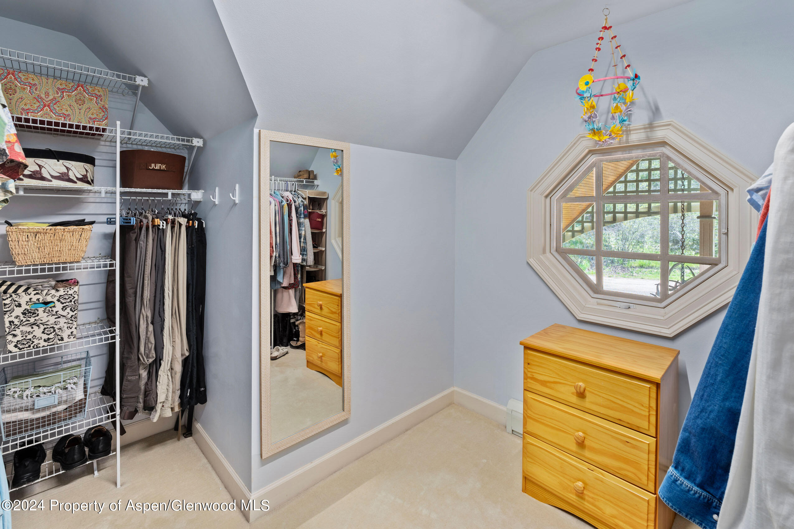 102 Firehouse Road Redstone, CO 81623 - Photo 34 of 50 a view of a hallway with washer and dryer