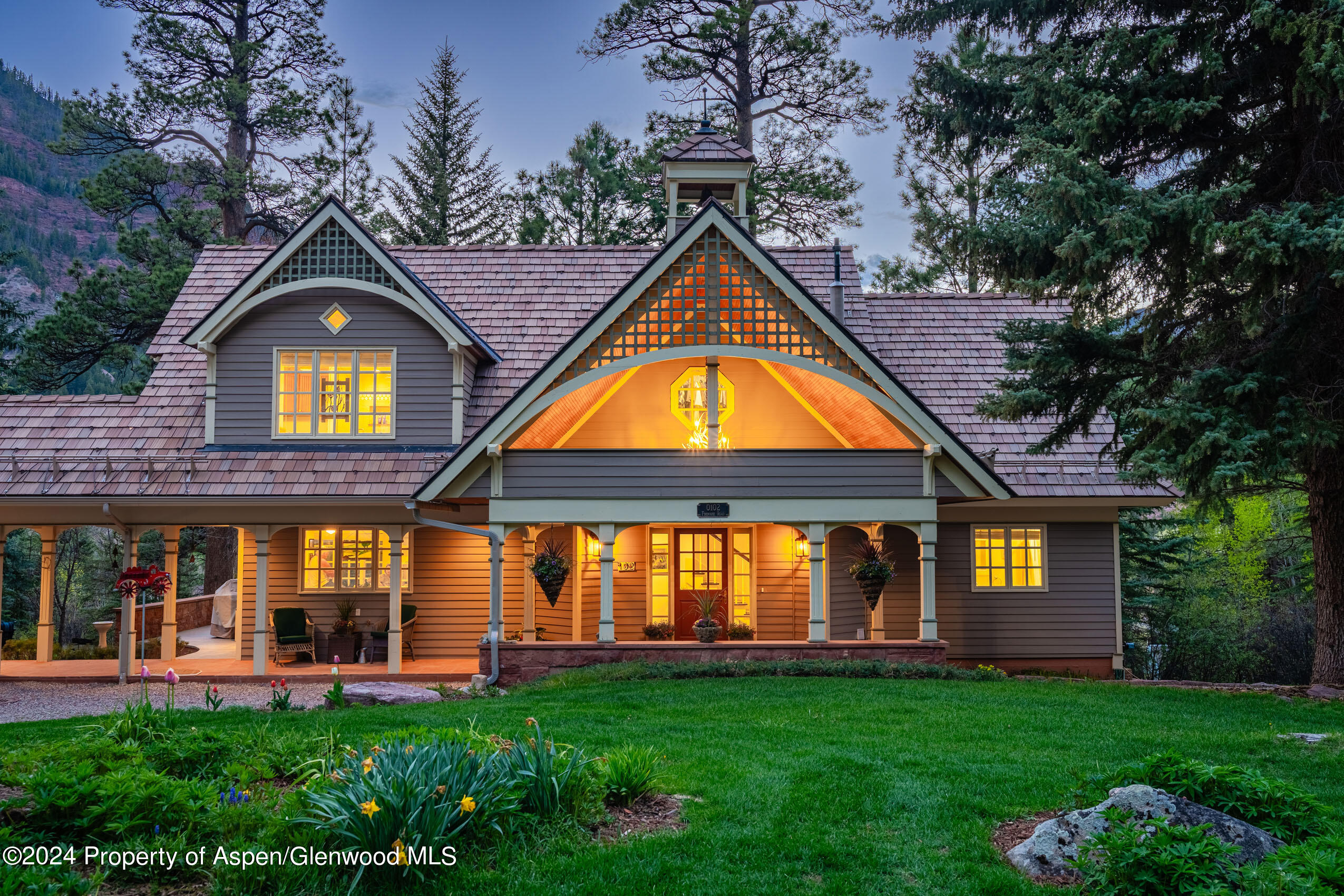 102 Firehouse Road Redstone, CO 81623 - Photo 5 of 50 a view of a house with a swimming pool