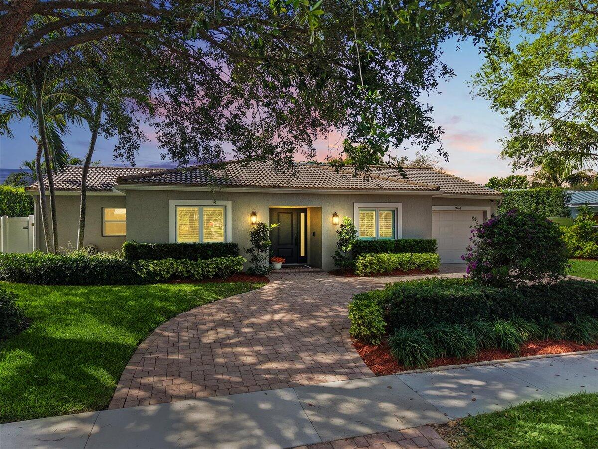 944 Southwest 1st Street Boca Raton, FL 33486 - Photo 6 of 48 Front Elevation - Twilight