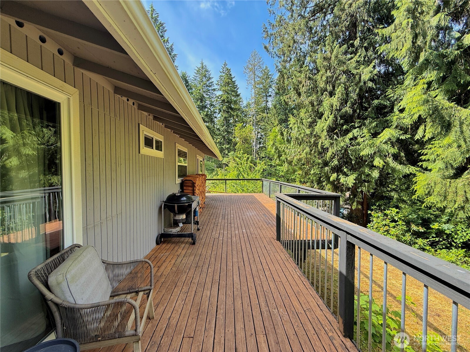11422 Leschi Circle Anderson Island, WA 98303 - Photo 13 of 40 a balcony view with a seating space