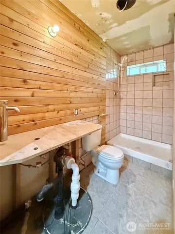 a view of balcony with yard