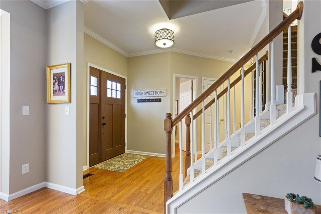 4911 Devane Court High Point, NC 27265 - Photo 3 of 27 Foyer with high ceiling