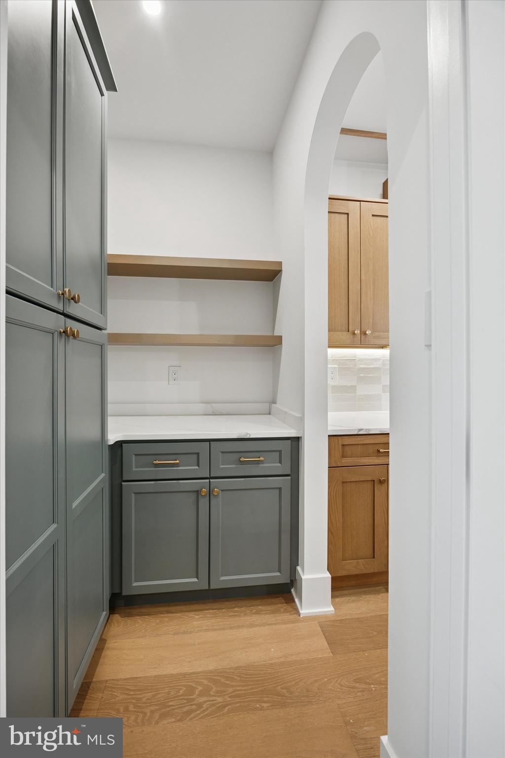 631 Pardee Lane Haddonfield, NJ 08033 - Photo 32 of 37 a view of kitchen with cabinets and wooden floor