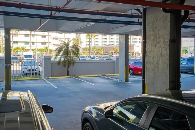 front view of a building with a street