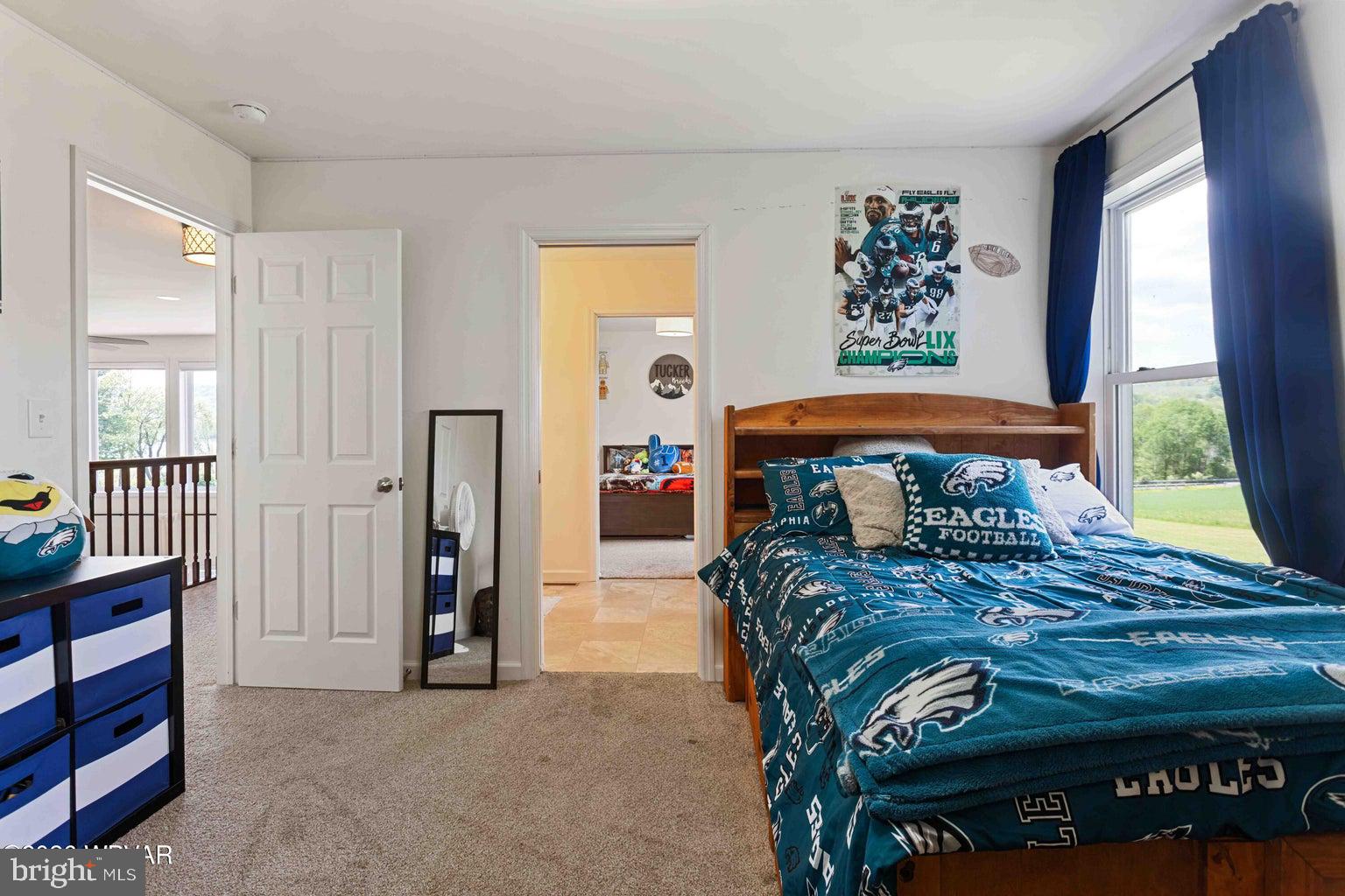 92 Easton Road Trout Run, PA 17771 - Photo 86 of 108 Cozy sports-themed bedroom retreat.