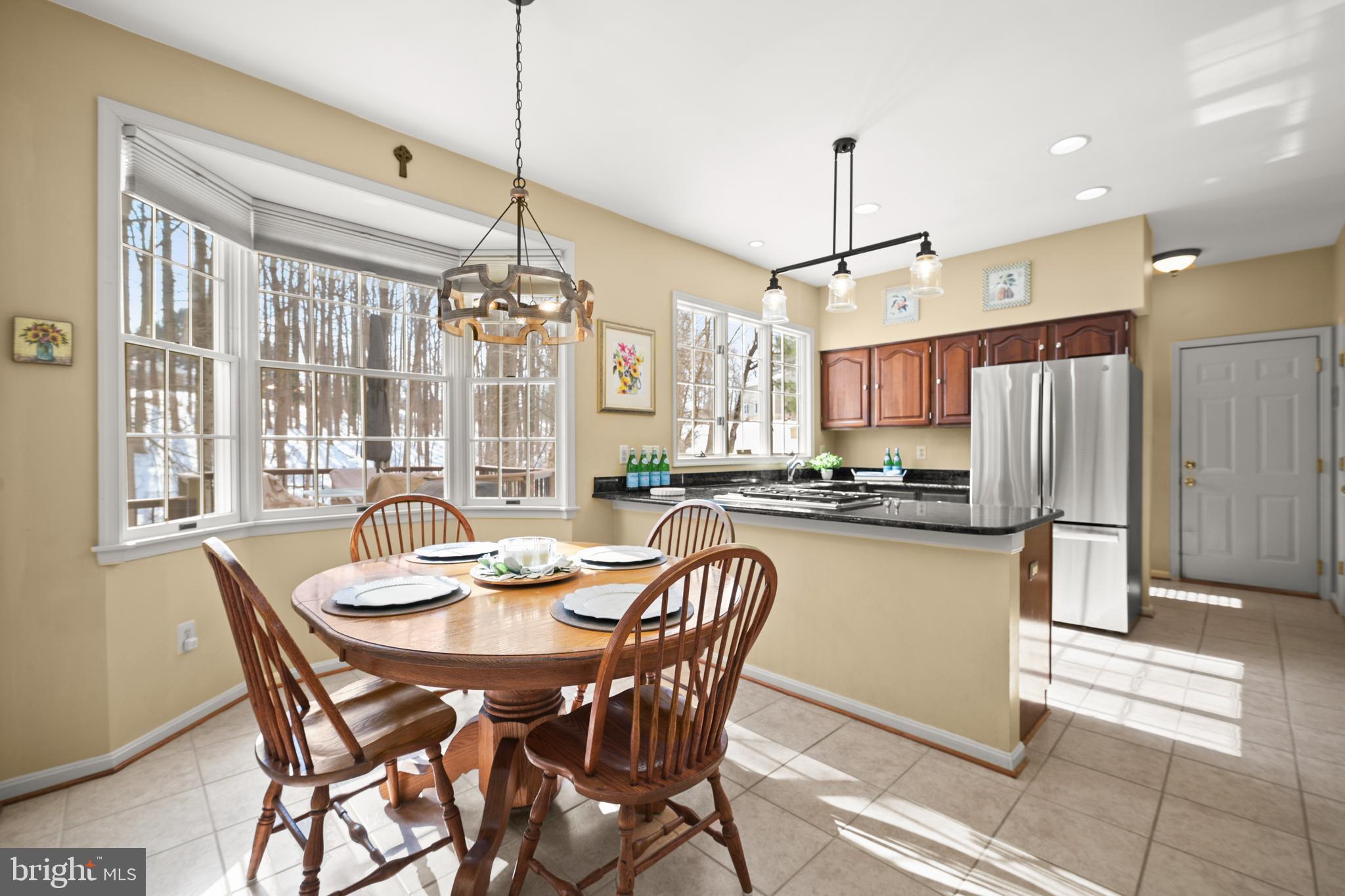 9733 Starling Road Ellicott City, MD 21042 - Photo 17 of 55 Breakfast room w/ floor length bumpout bay window