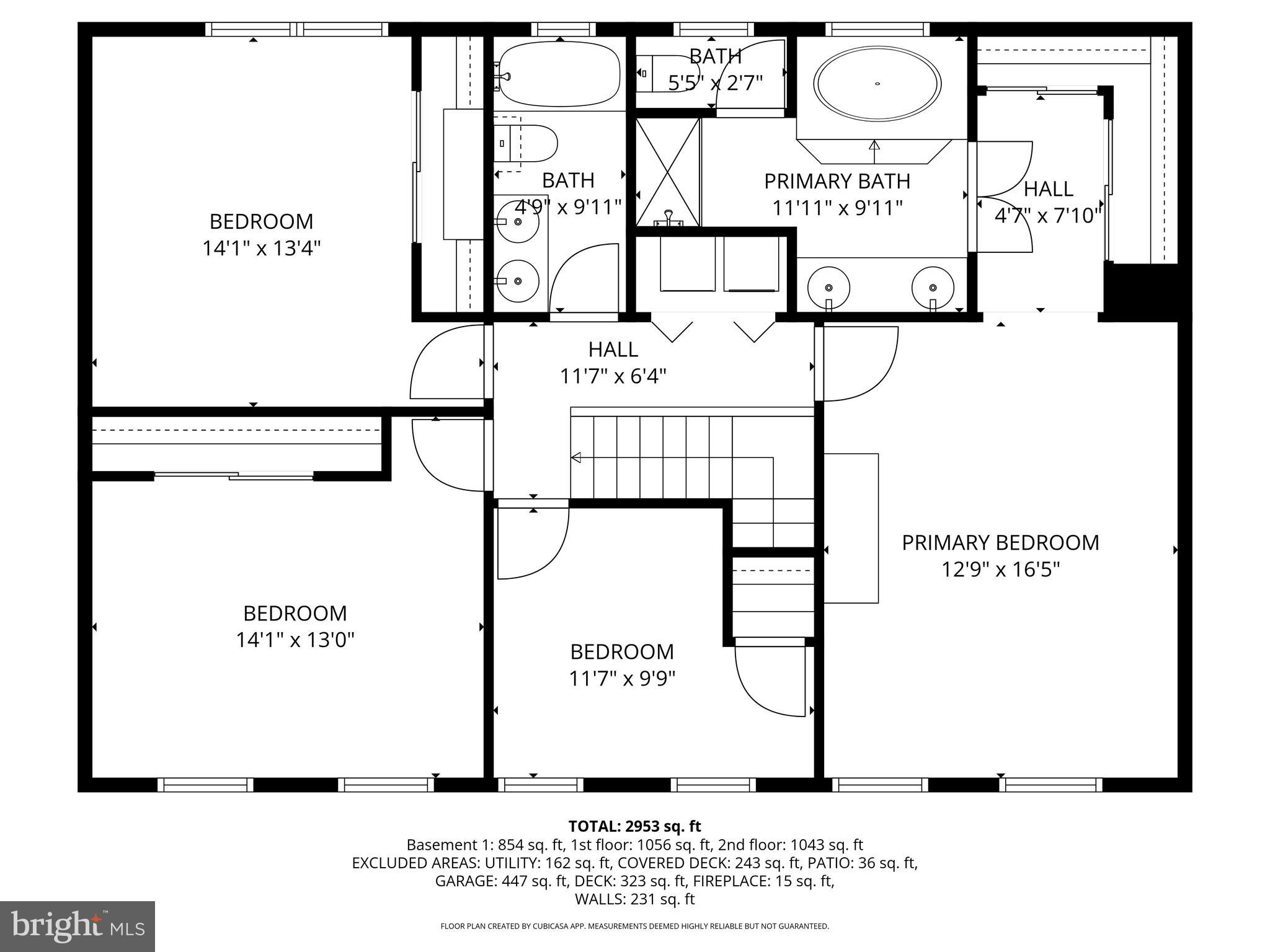 9733 Starling Road Ellicott City, MD 21042 - Photo 53 of 55 Upper level floorplan
