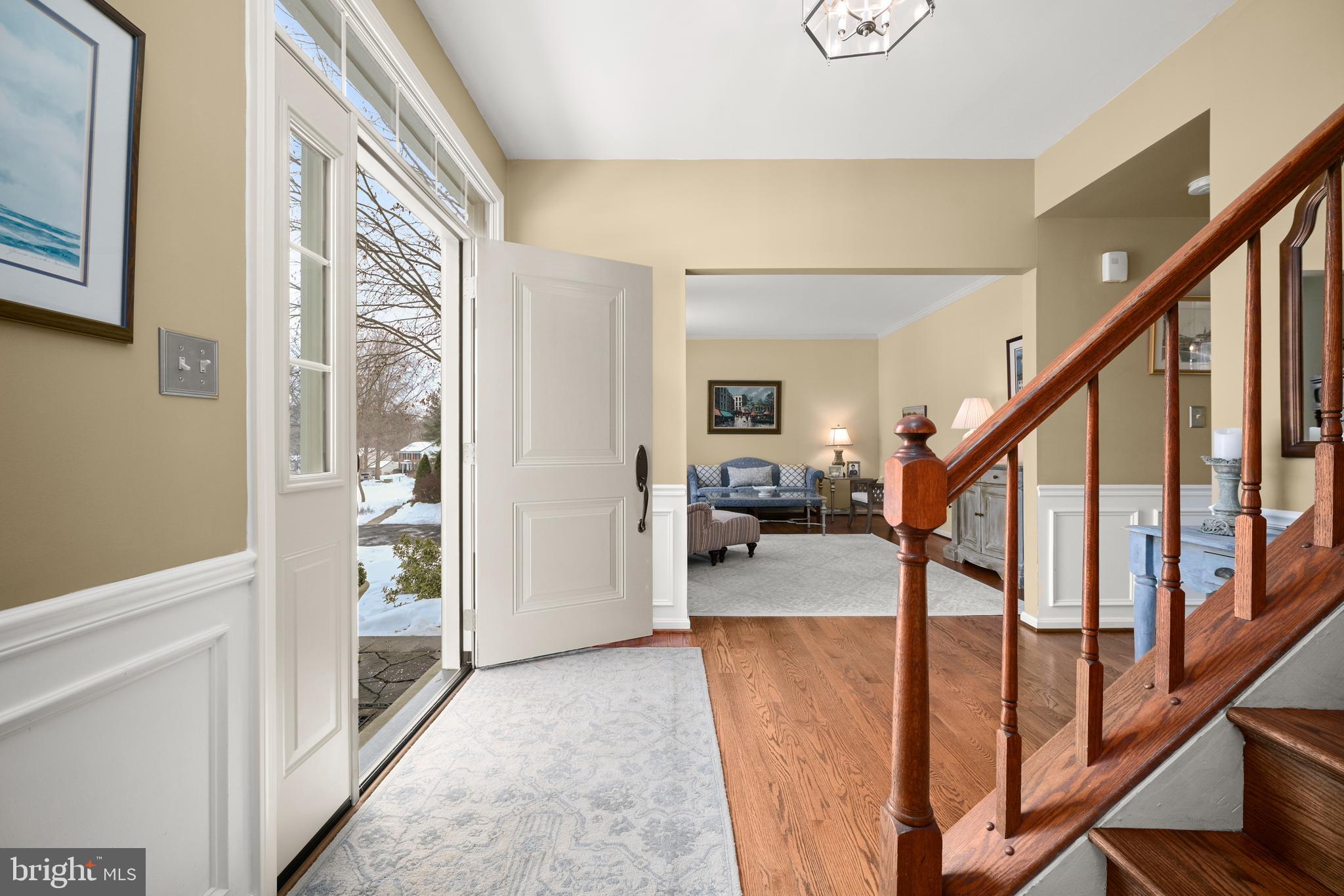 9733 Starling Road Ellicott City, MD 21042 - Photo 7 of 55 Transom & side light windows around entry door