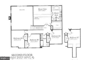 6034 Sumner Road Alexandria, VA 22310 - Photo 14 of 15 Floor Plan Upper Level
